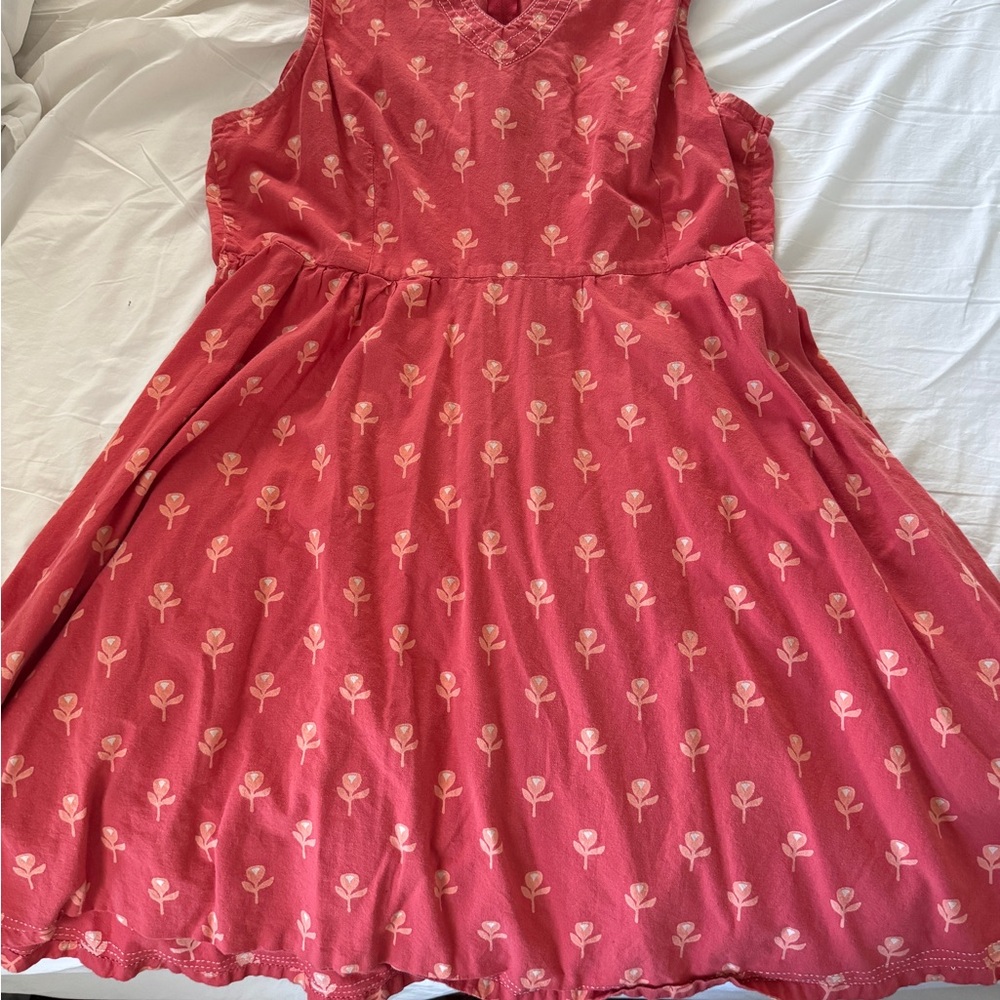 Mata Traders Pink Floral Mini Dress